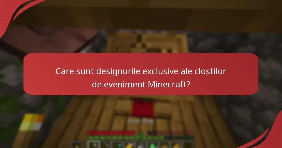 Ce evenimente promoționale oferă cloști de eveniment Minecraft?