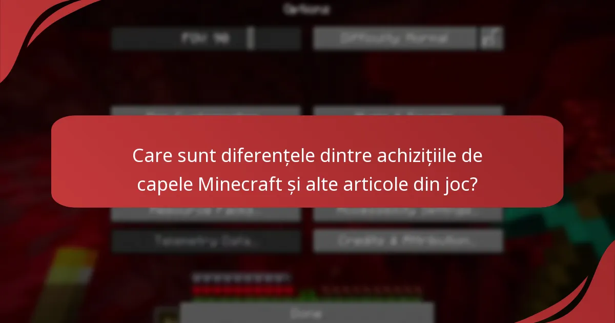 Cum să inițiezi procesul de returnare pentru capele Minecraft?