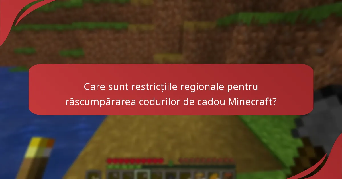 Care sunt erorile comune atunci când răscumperi coduri de cadou Minecraft?
