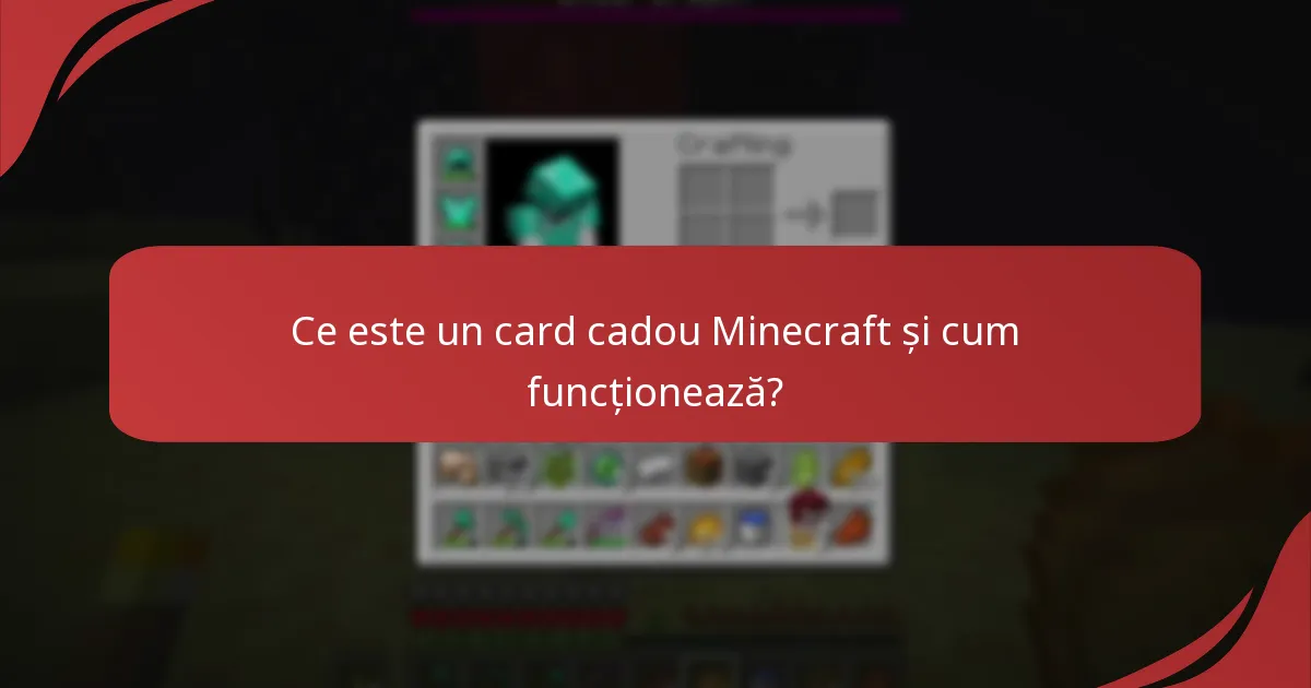 Cum se compară cardurile cadou Minecraft cu alte carduri cadou pentru jocuri?