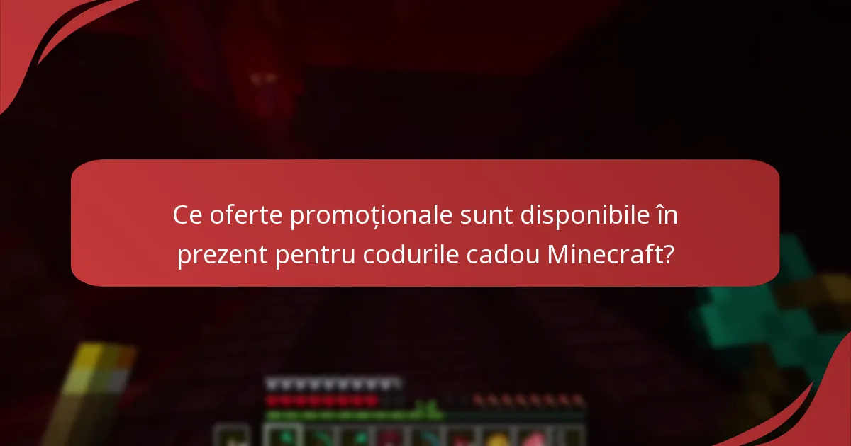 Ce coduri sezoniere pot fi folosite pentru Minecraft?
